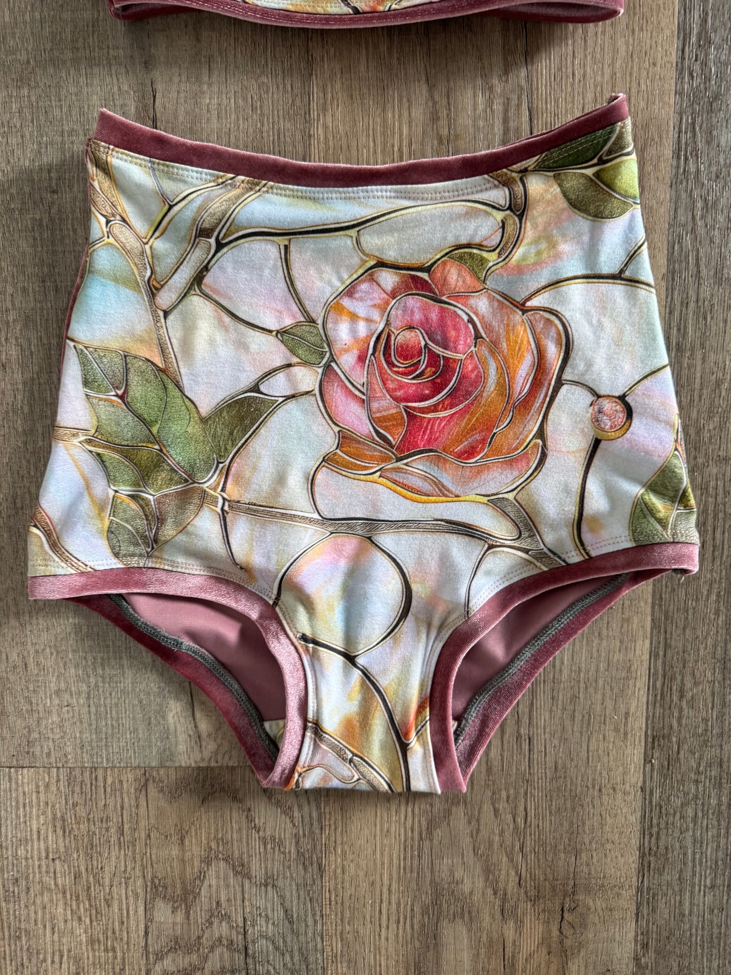 Fragile  Blooms Velvet Set