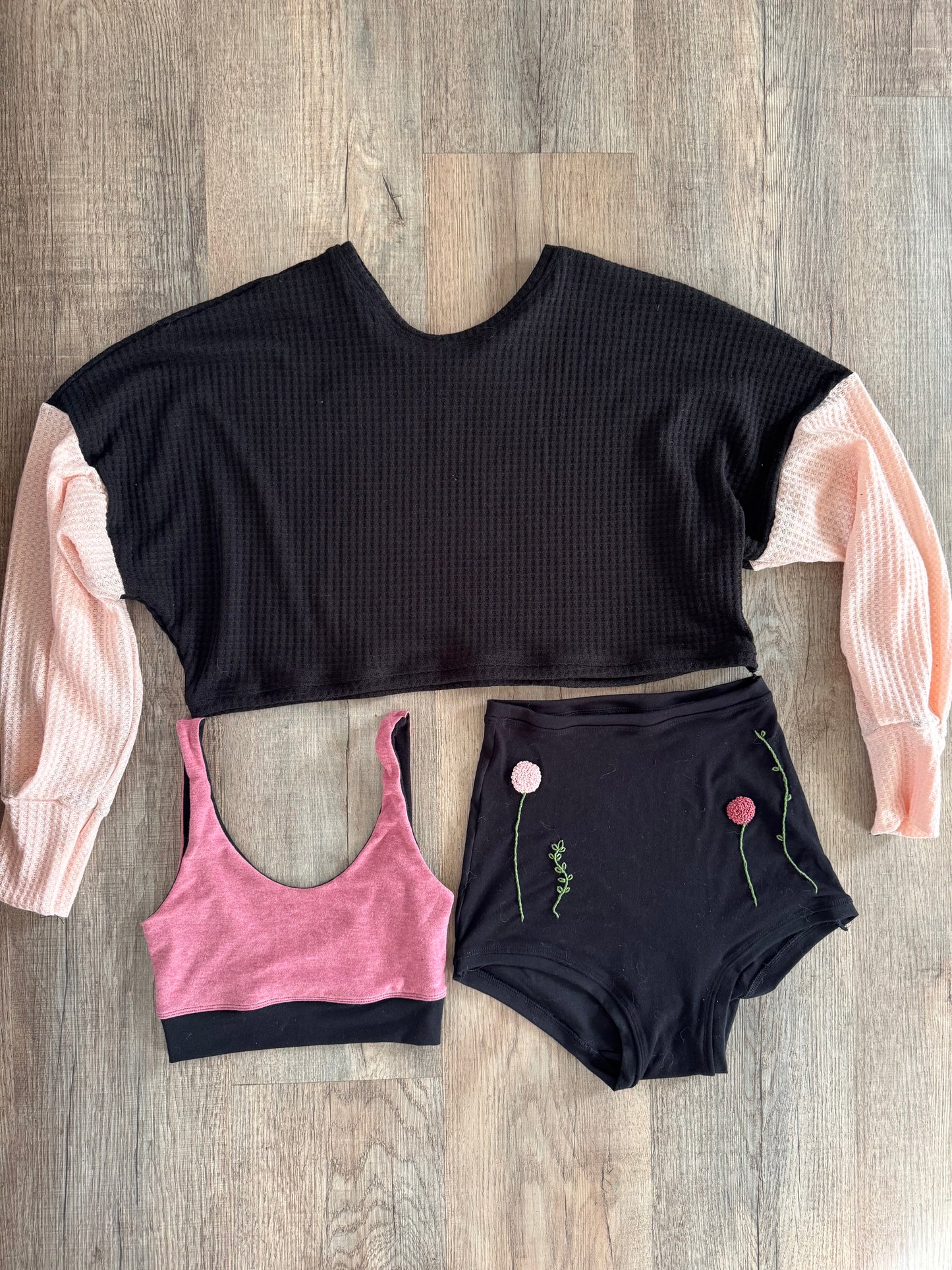 Embroidered Dreams in Black