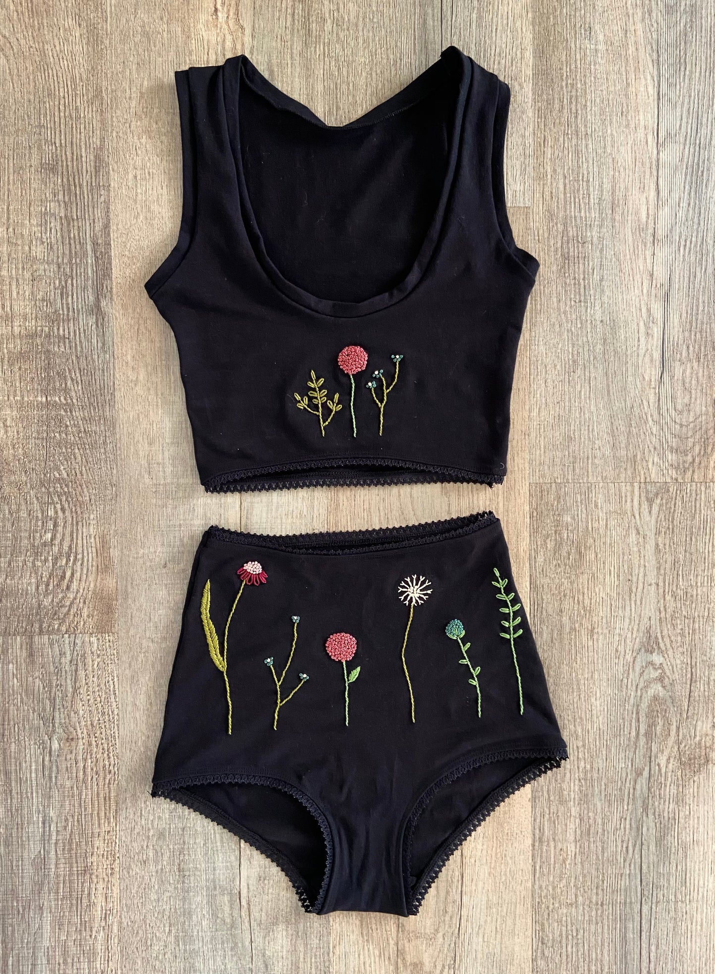 Growing Garden in Black