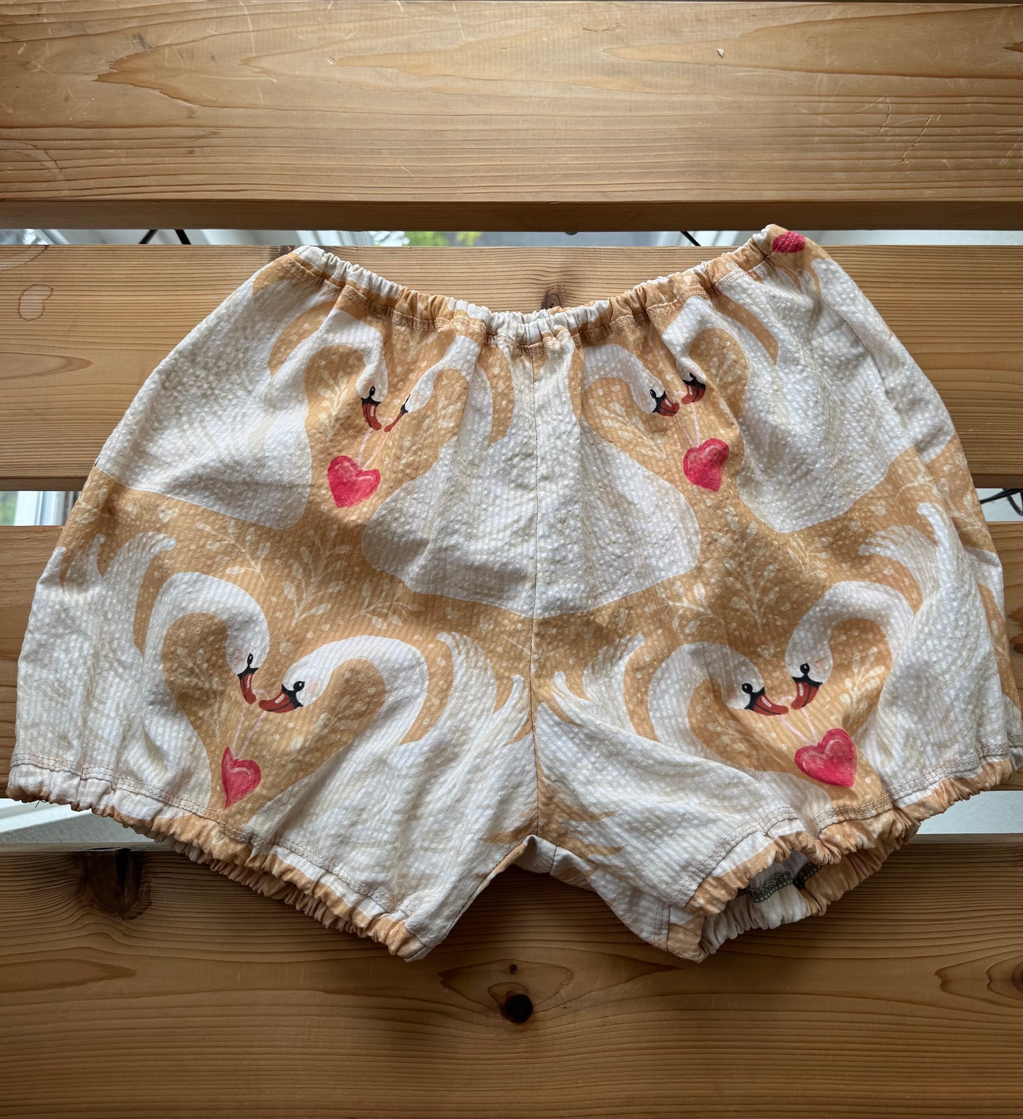 A Golden Love Birds Bloomers set