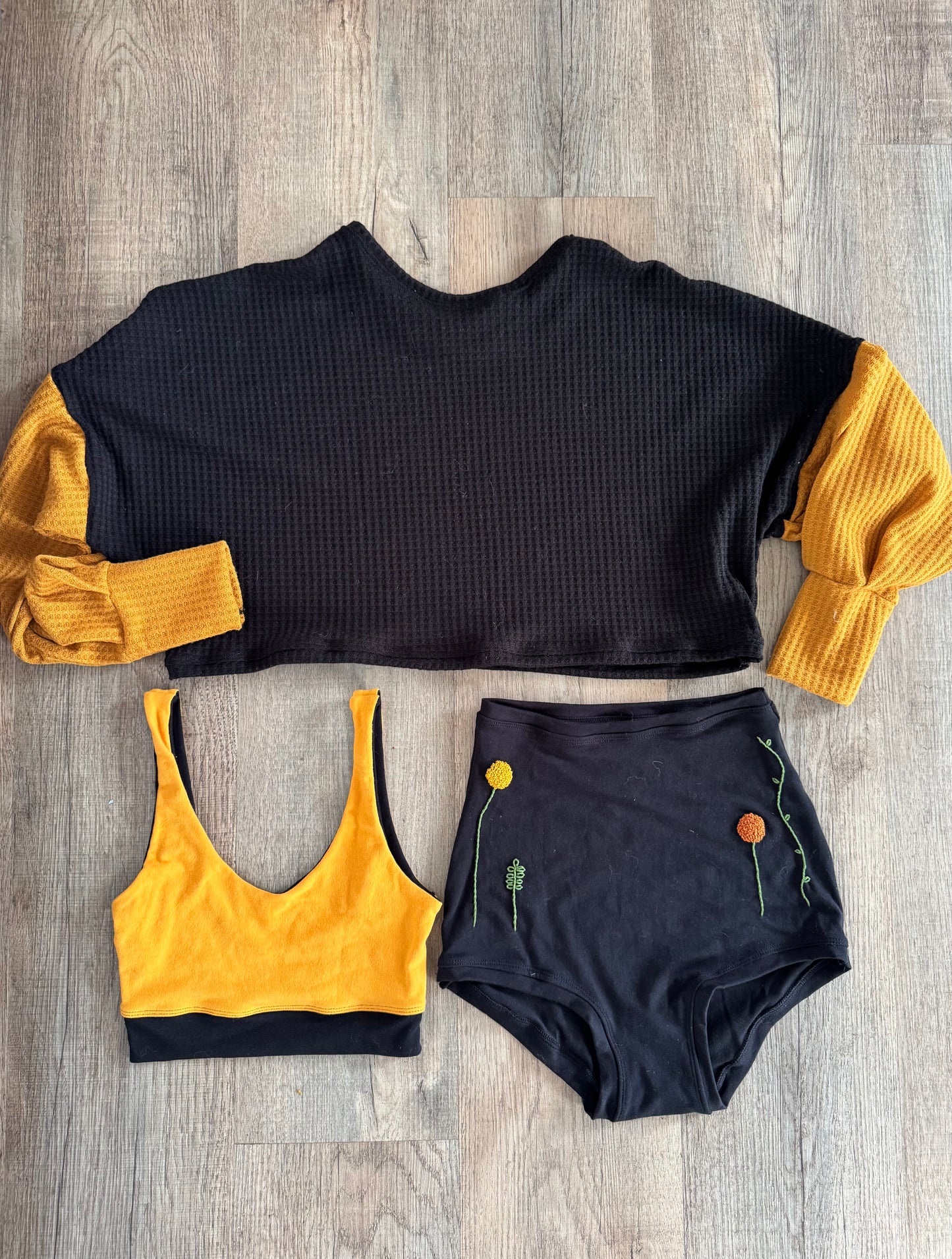 Embroidered Dreams in Black