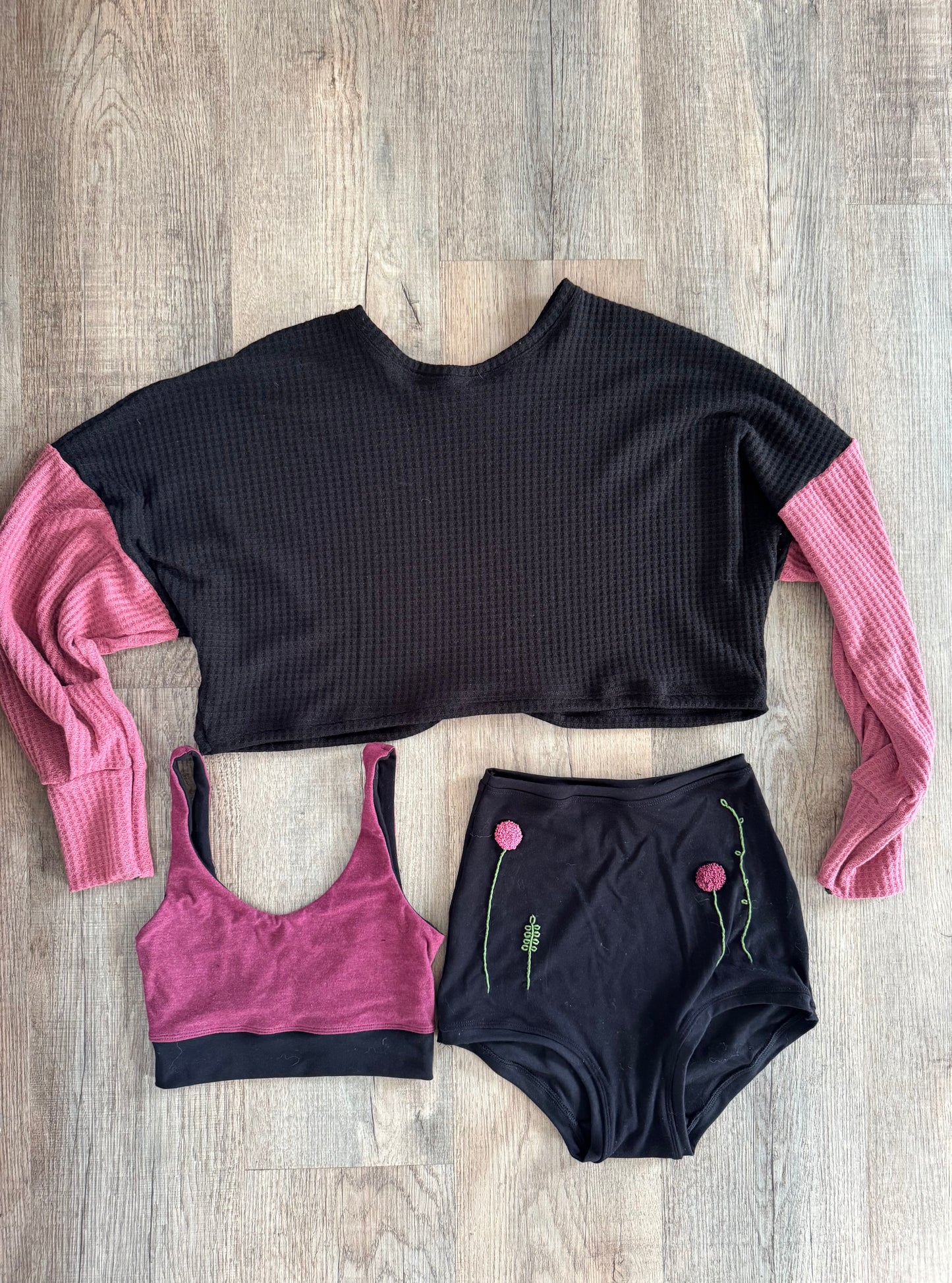 Embroidered Dreams in Black
