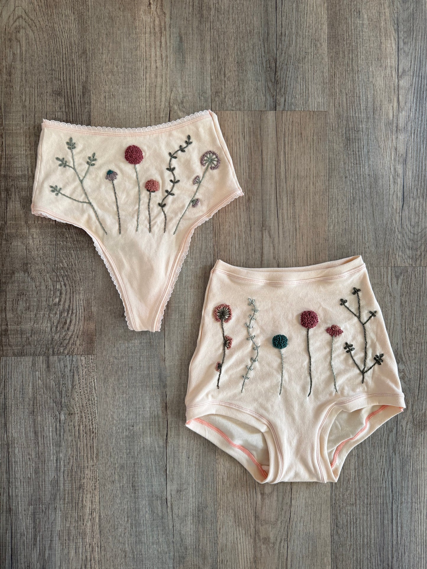 Growing Garden in Cream Bottoms Only