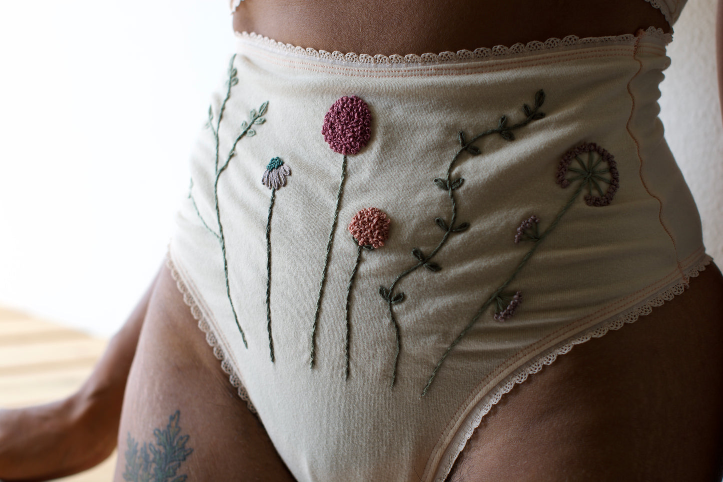 Growing Garden in Cream Bottoms Only