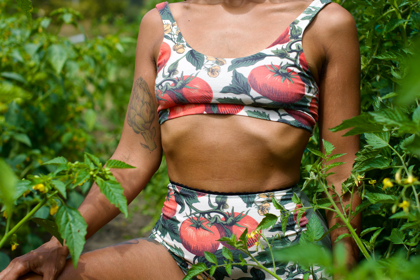 In the Garden crop tops