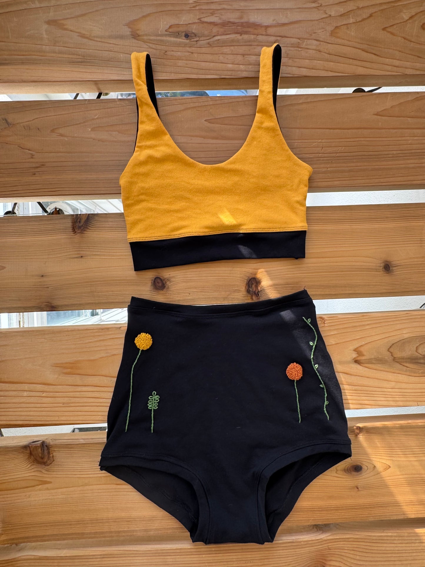 Embroidered Dreams set in black