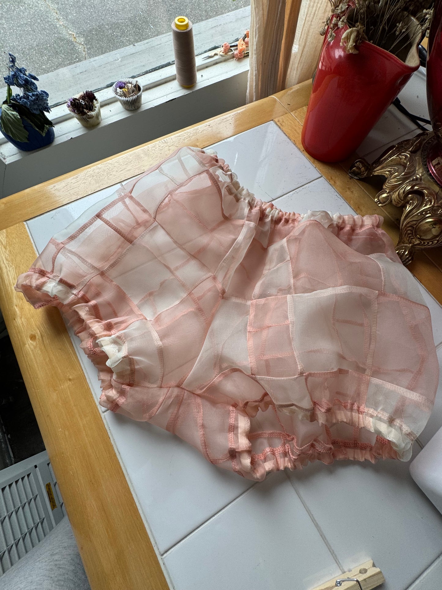Painted Glass Organza Bloomers
